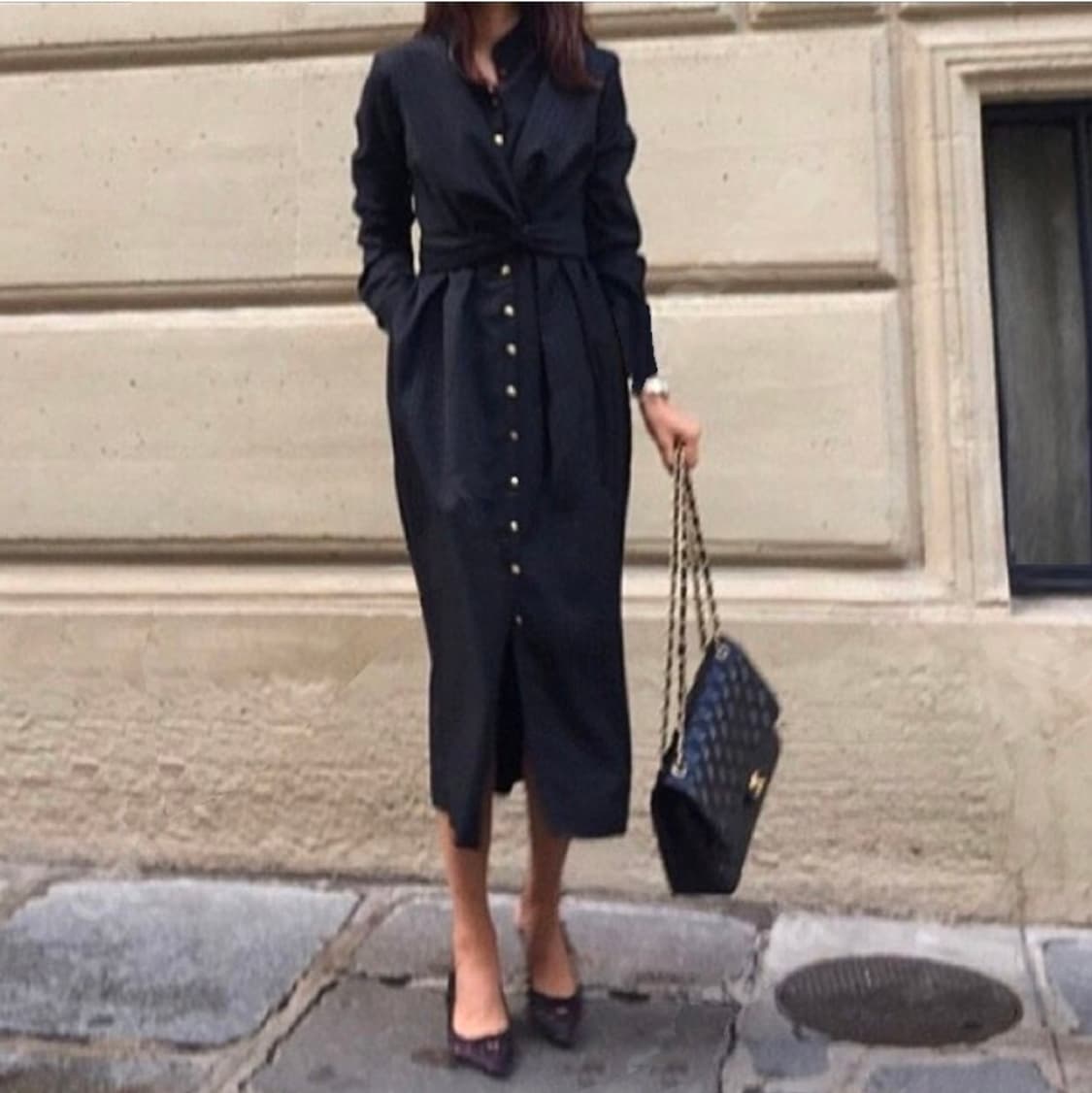 엘보른(ELBORN) 누메로 셔츠원피스 55-66 새상품 상품이미지1