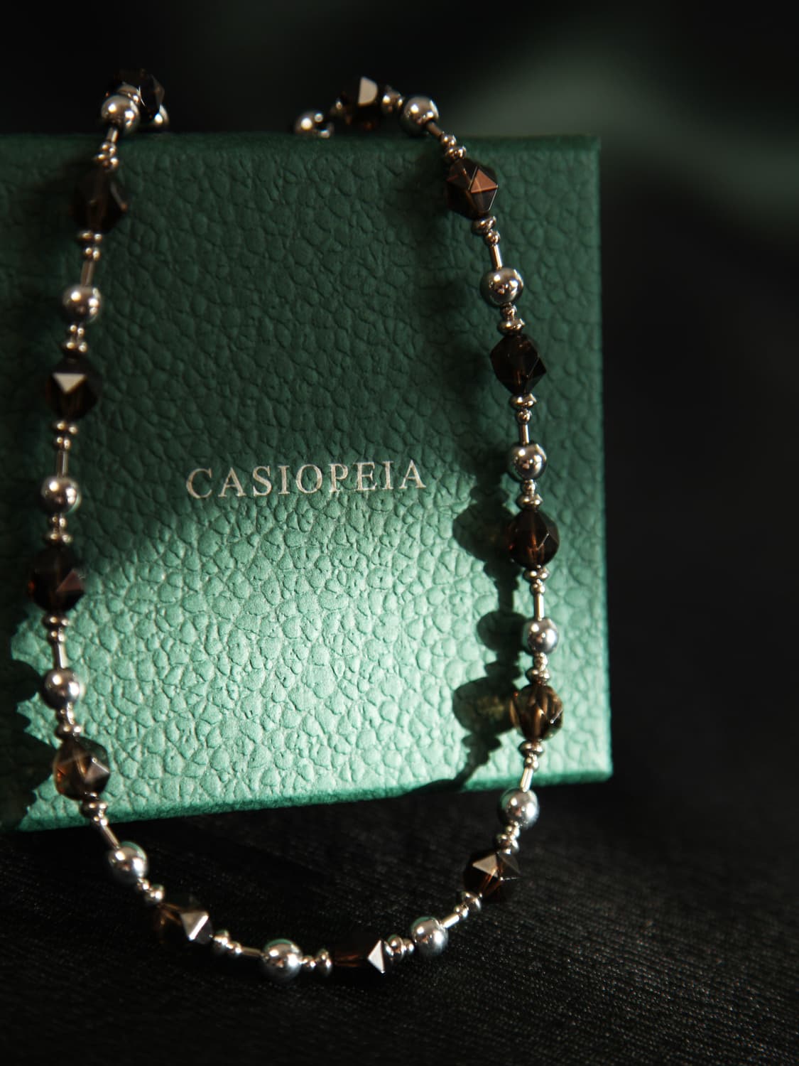 CASIOPEIA Time To Be 스모크 쿼츠 무브먼트 원석목걸이 상품이미지1