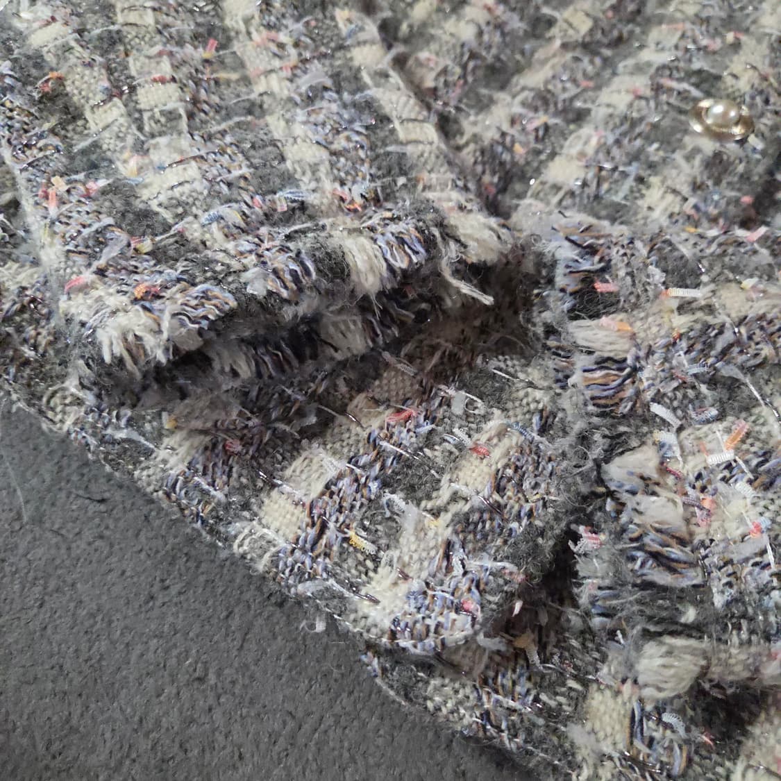 비에이유 브레이드앤유 brideandyou 라운드넥 트위드 자켓 0 상품이미지9