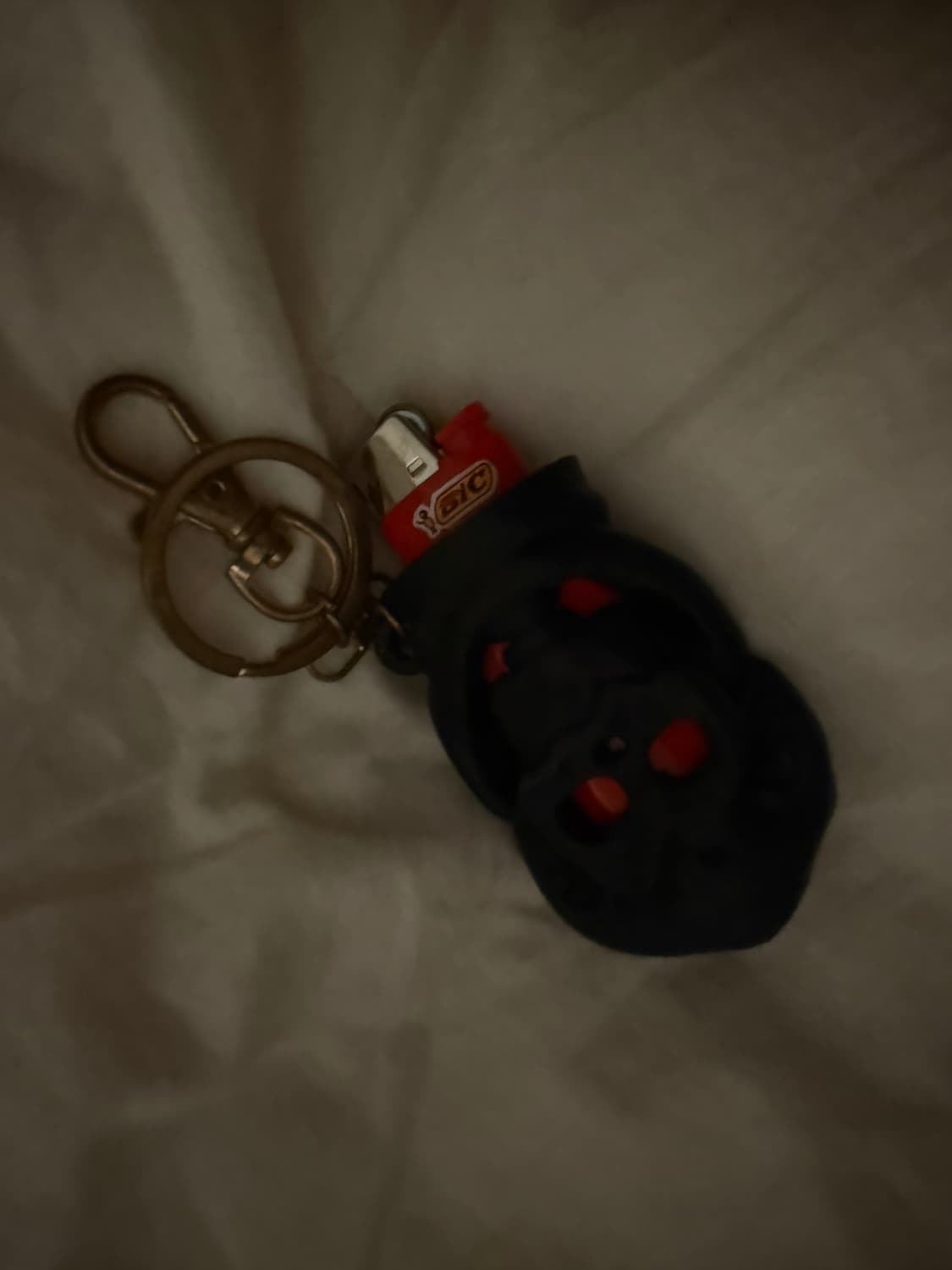 펑크 해골 라이터 케이스 상품이미지1