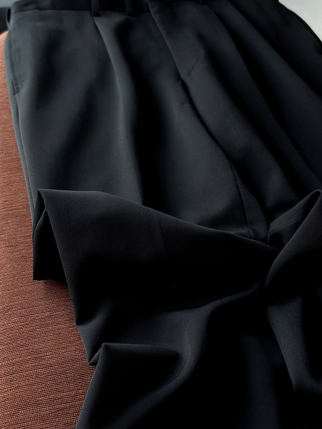 1 pleats light wool wide straight slacks 상품이미지8