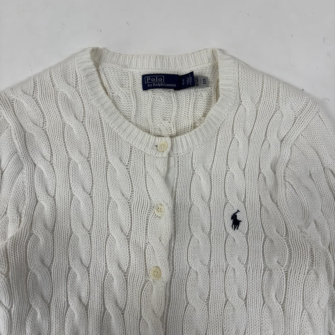 폴로 코튼 케이블 가디건 상품이미지5