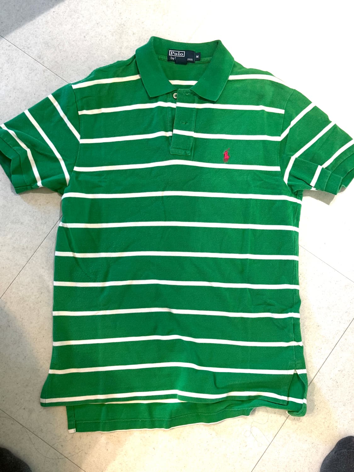 폴로 랄프로렌 카라티 그린 스트라이프 상품이미지1