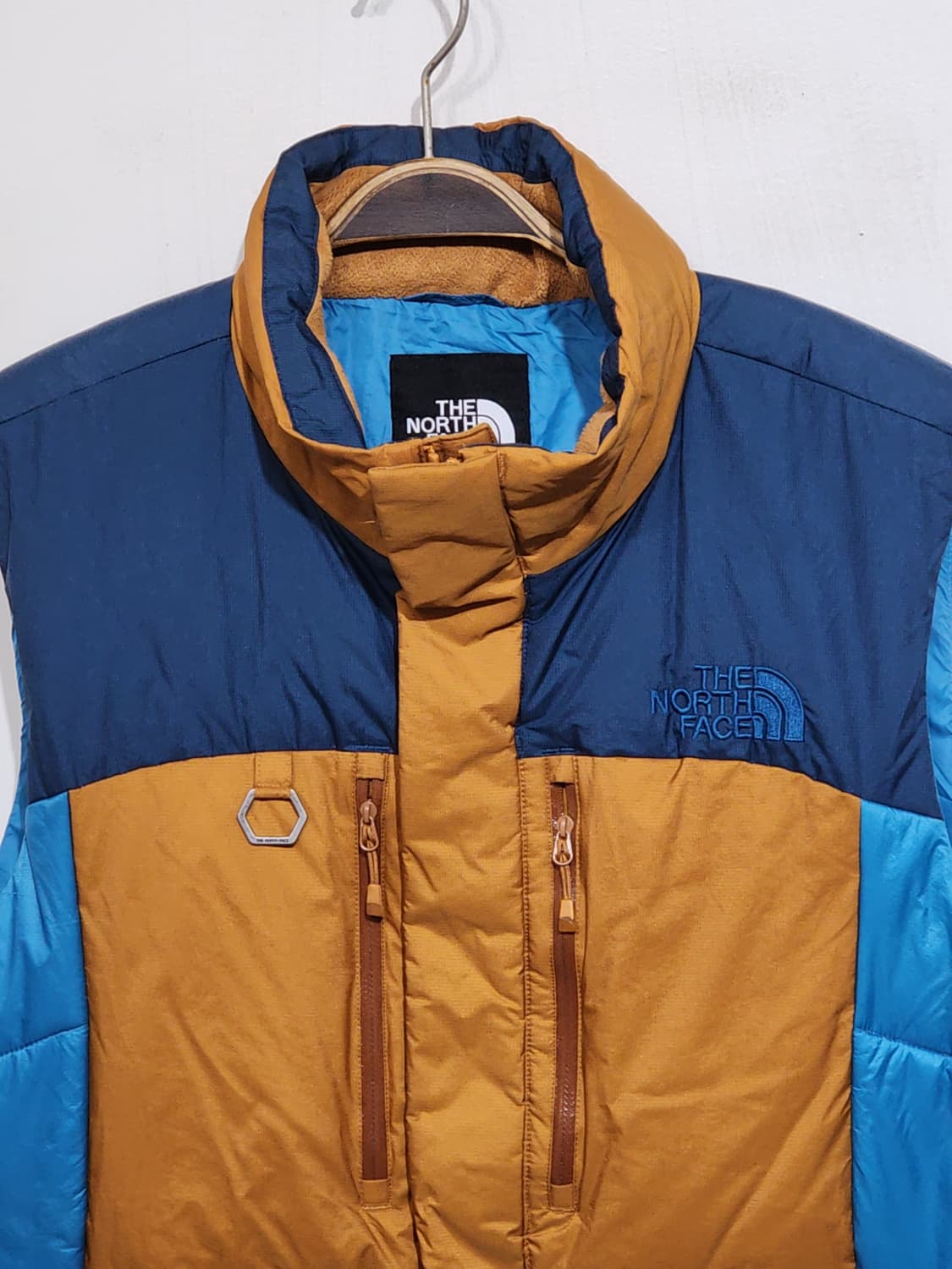 (100) 노스페이스 거위털 패딩조끼 배색 구스다운 베스트  상품이미지2