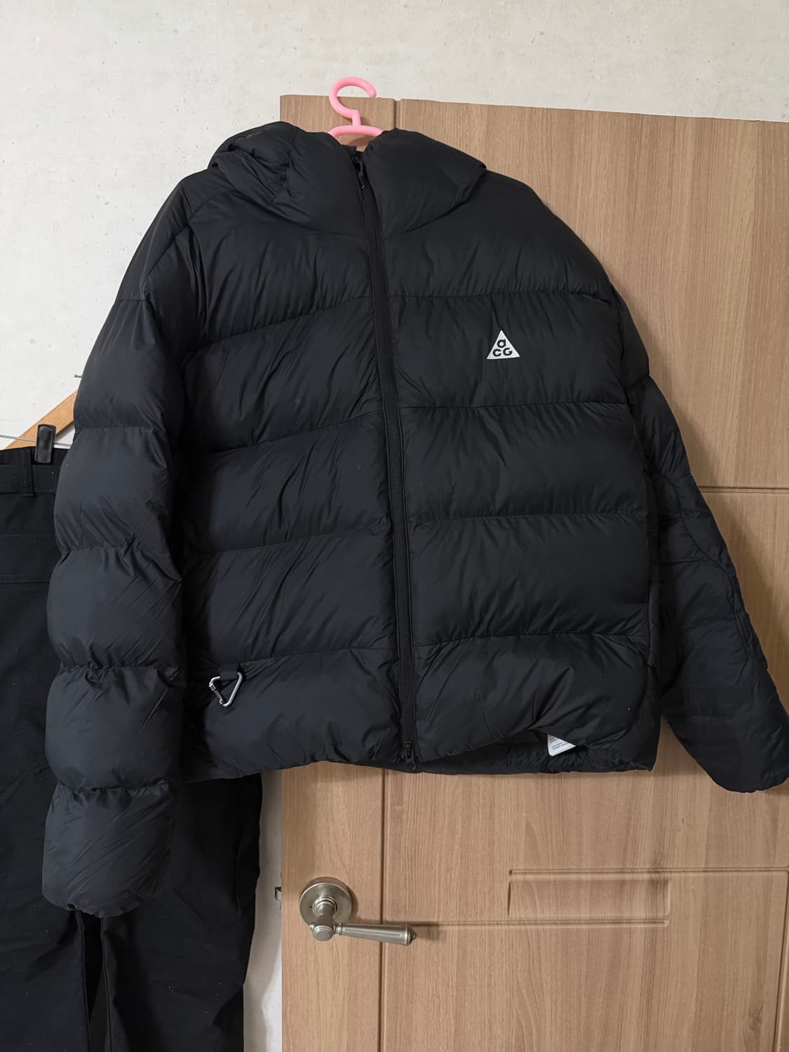 나이키 ACG 써마핏 ADV 루나레이크 루즈후드 자켓 블랙 화이트 아시아 상품이미지1