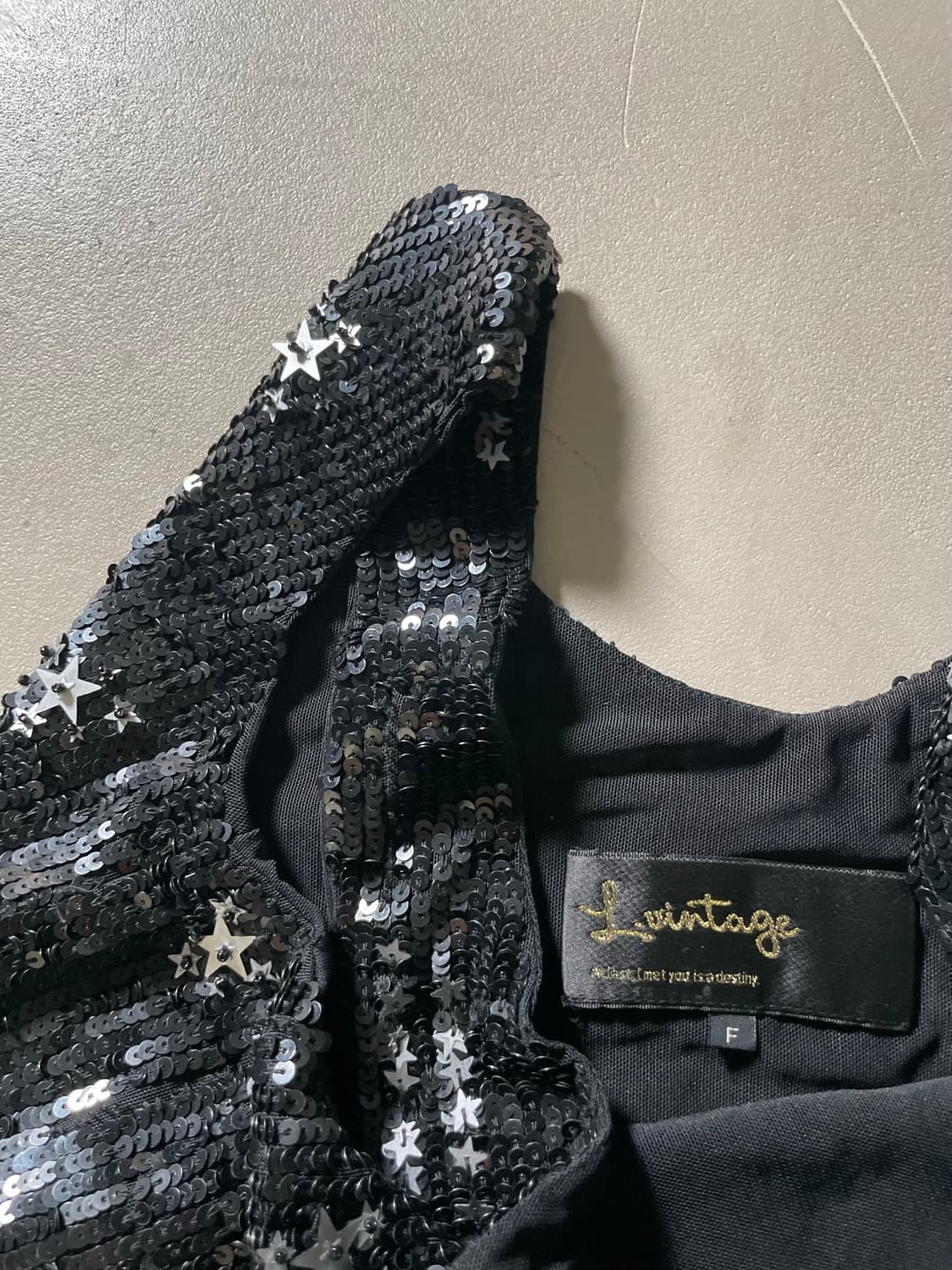  L.vintage Star Sequin Sleeveless Top 상품이미지5