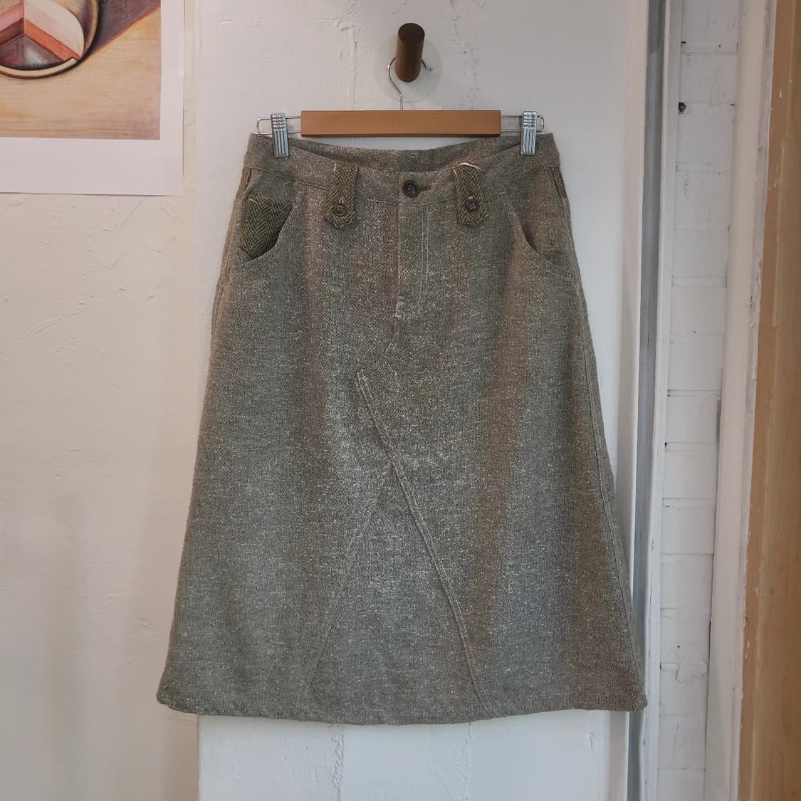 Harris Tweed 캐쥬얼 스커트 상품이미지1