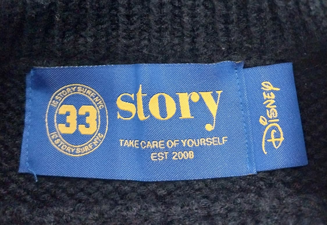 디즈니 미키마우스 성조기 니트 블랙 (100-105) 상품이미지3