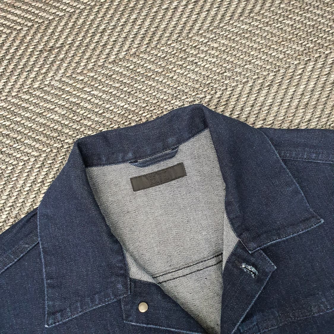 유니클로 데님 청자켓 남자105 상품이미지2