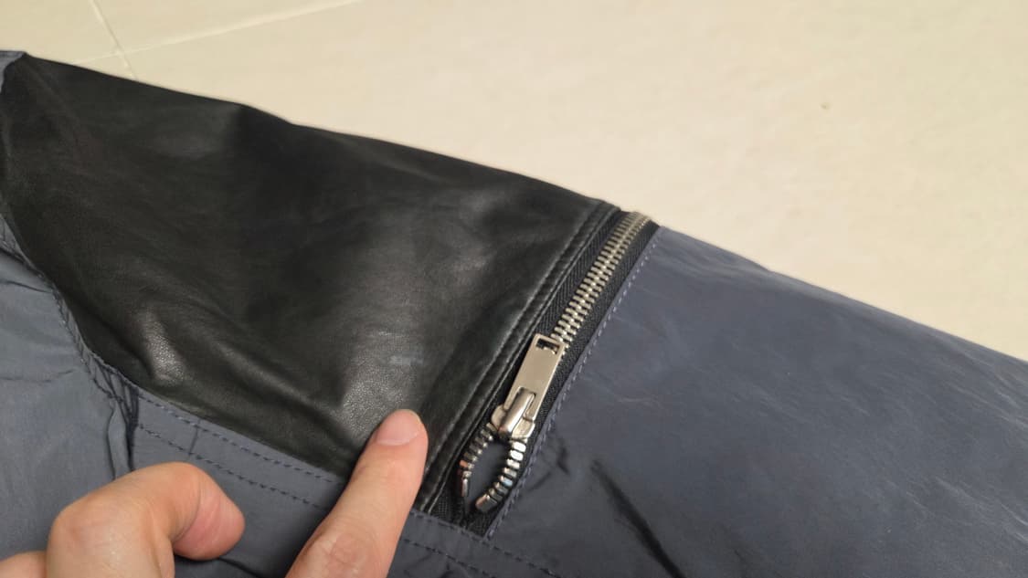 지오 송지오 가죽 블루종 점퍼 상품이미지5