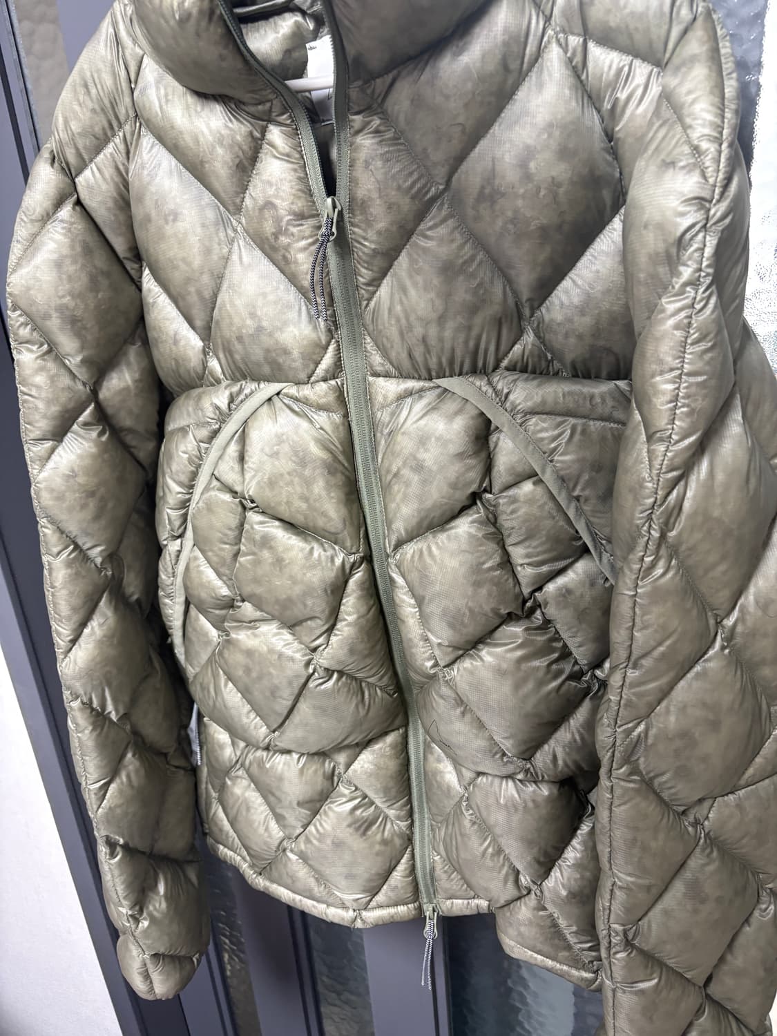 roa 로아 하이킹 누나 라이트 다운 패딩 세이지그린 L 상품이미지1