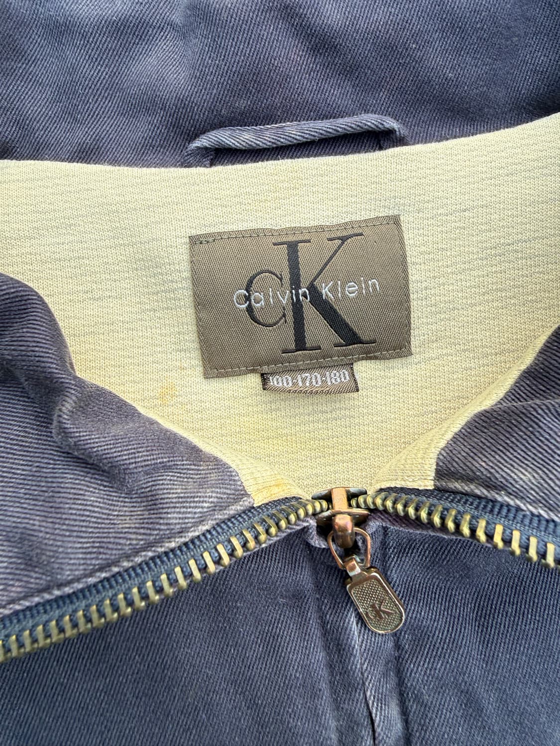 90s Calvin Klein 캘빈클라인 코튼 블루종 자켓 상품이미지4