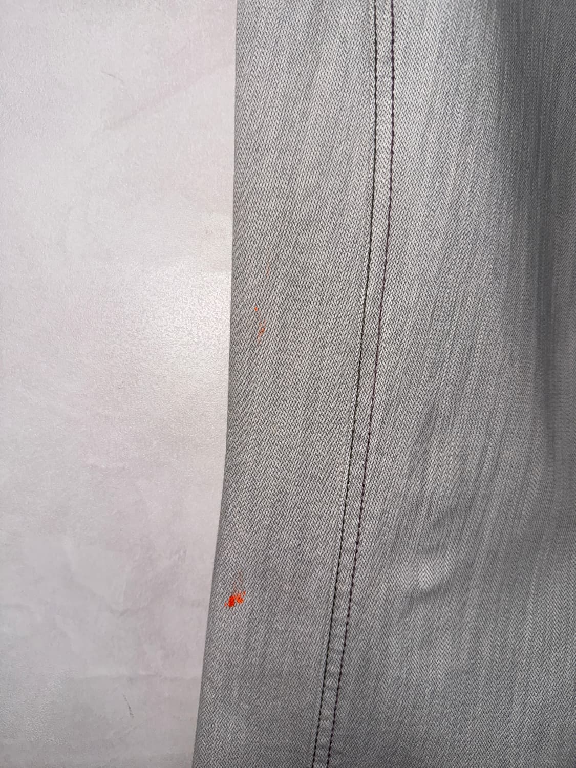 Gray denim oriental detail wide pants 상품이미지6