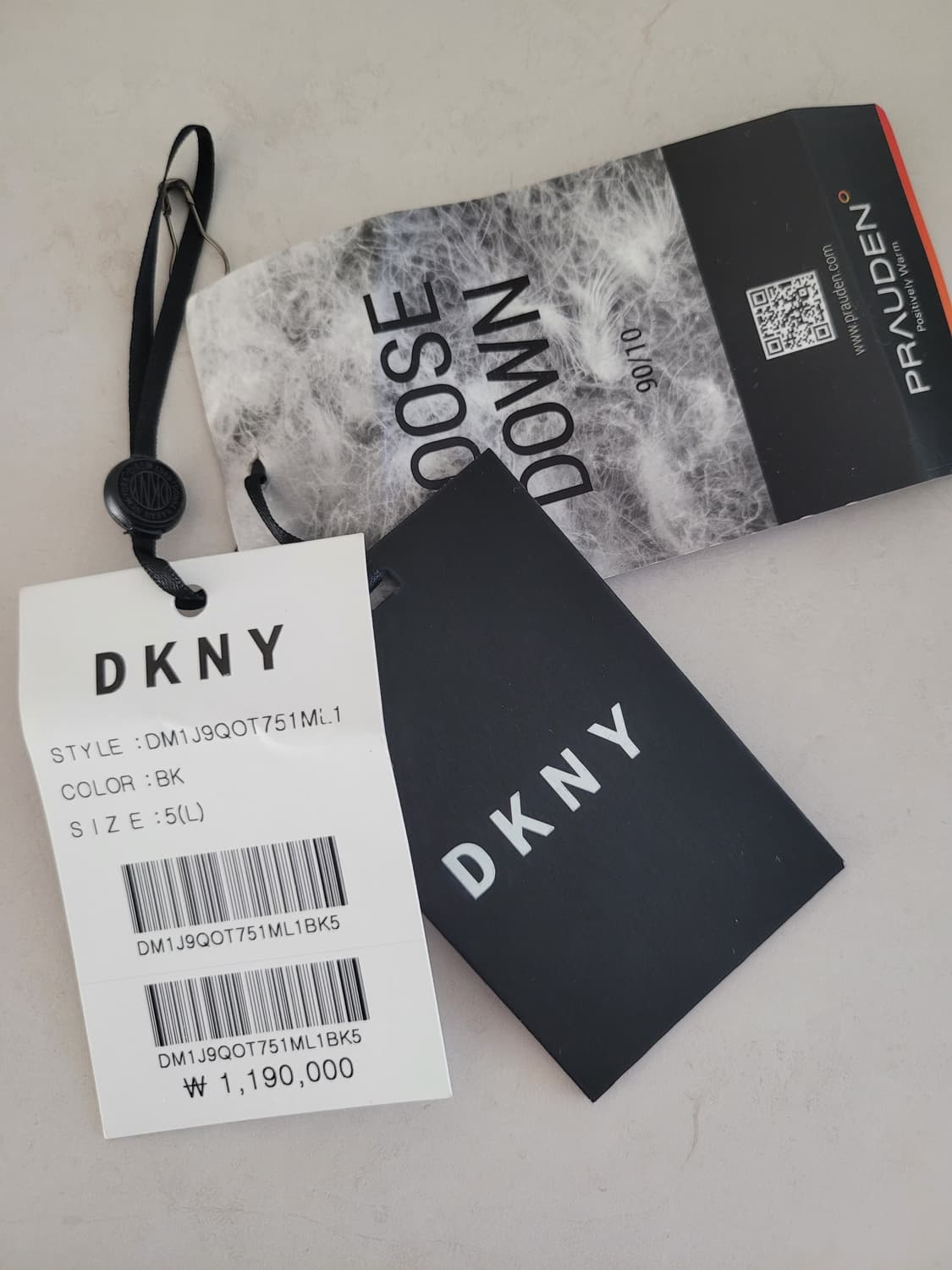 DKNY 구스다운 롱패딩코트 상품이미지9