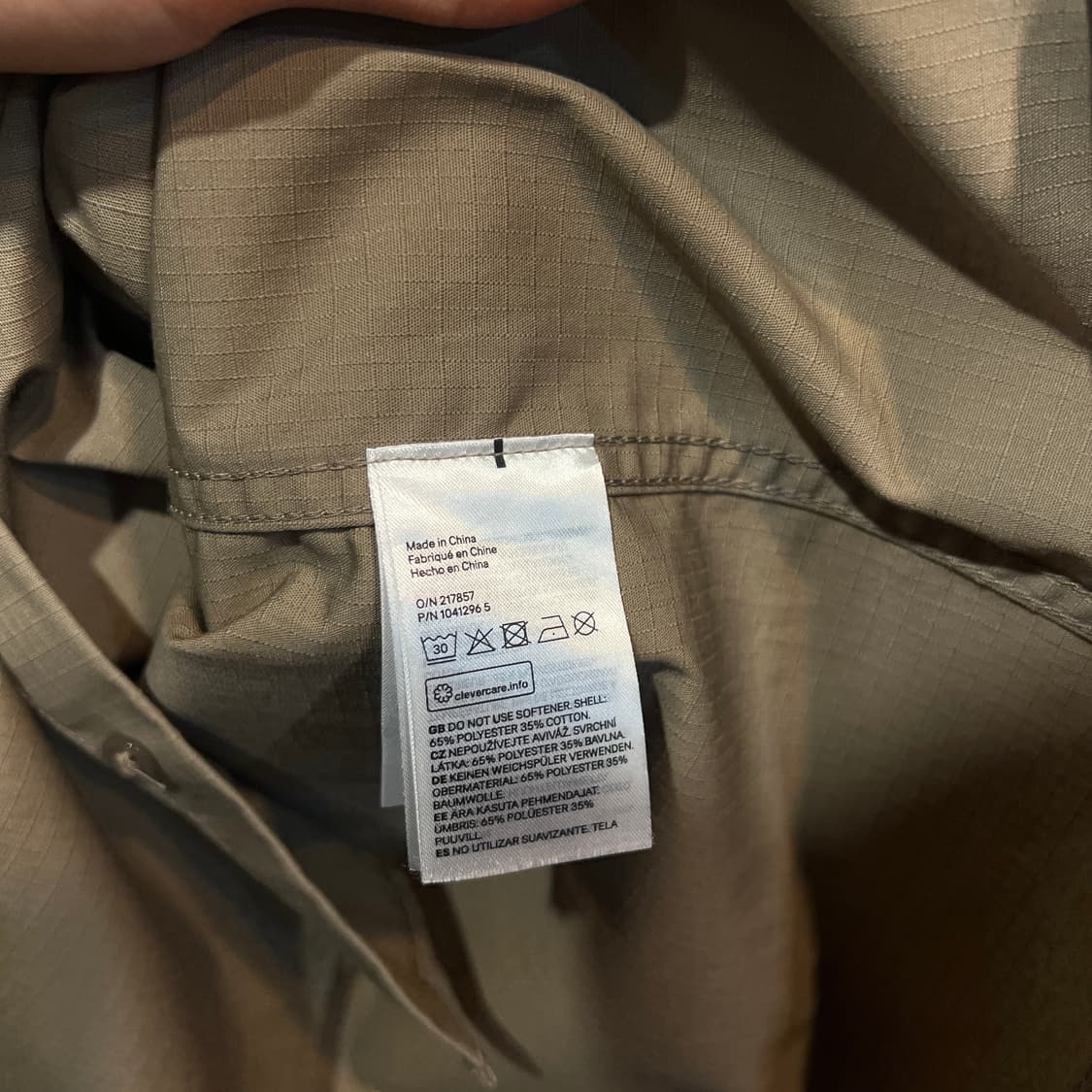 (2XL)H&M 빅오버 셔츠 상품이미지4