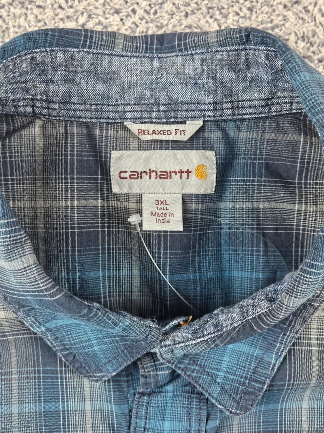 칼하트 체크 패턴 포켓 빅 워크 셔츠 ( 3XL ) / 11276 상품이미지9