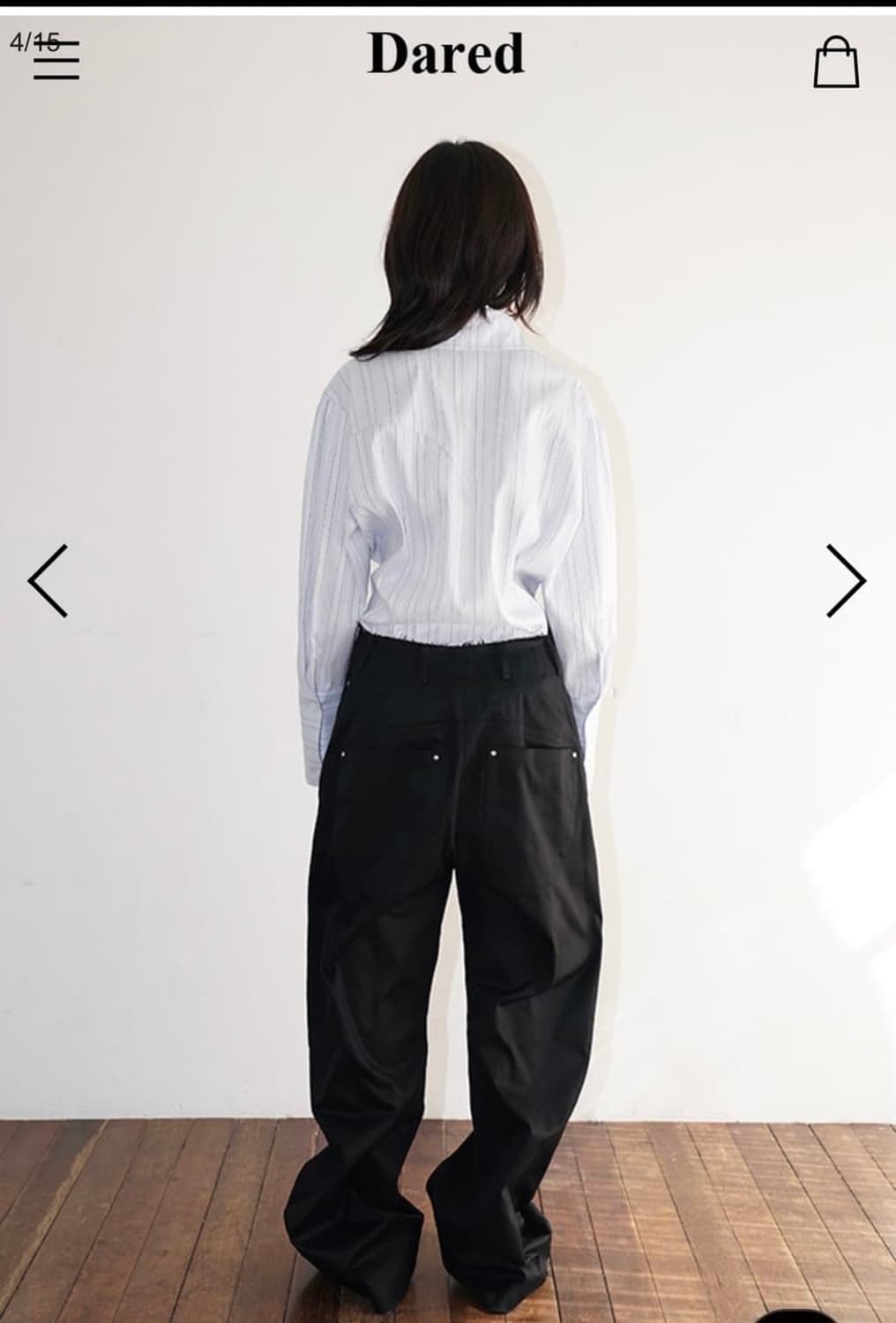 데어드 스터드 팬츠 s 상품이미지2