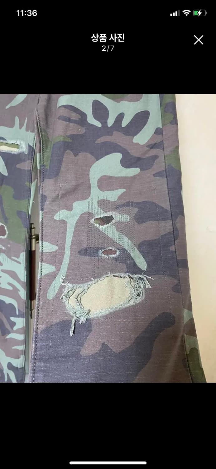 LEVIS 리바이스 하이볼 밀리터리 팬츠 28사이즈 상품이미지2