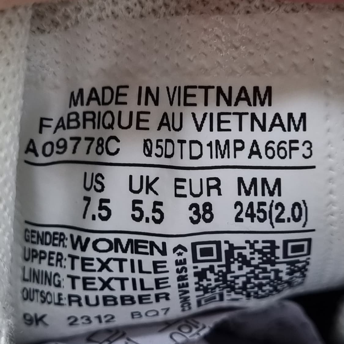 컨버스 척70 플랫폼 플라워 하이탑245 상품이미지6