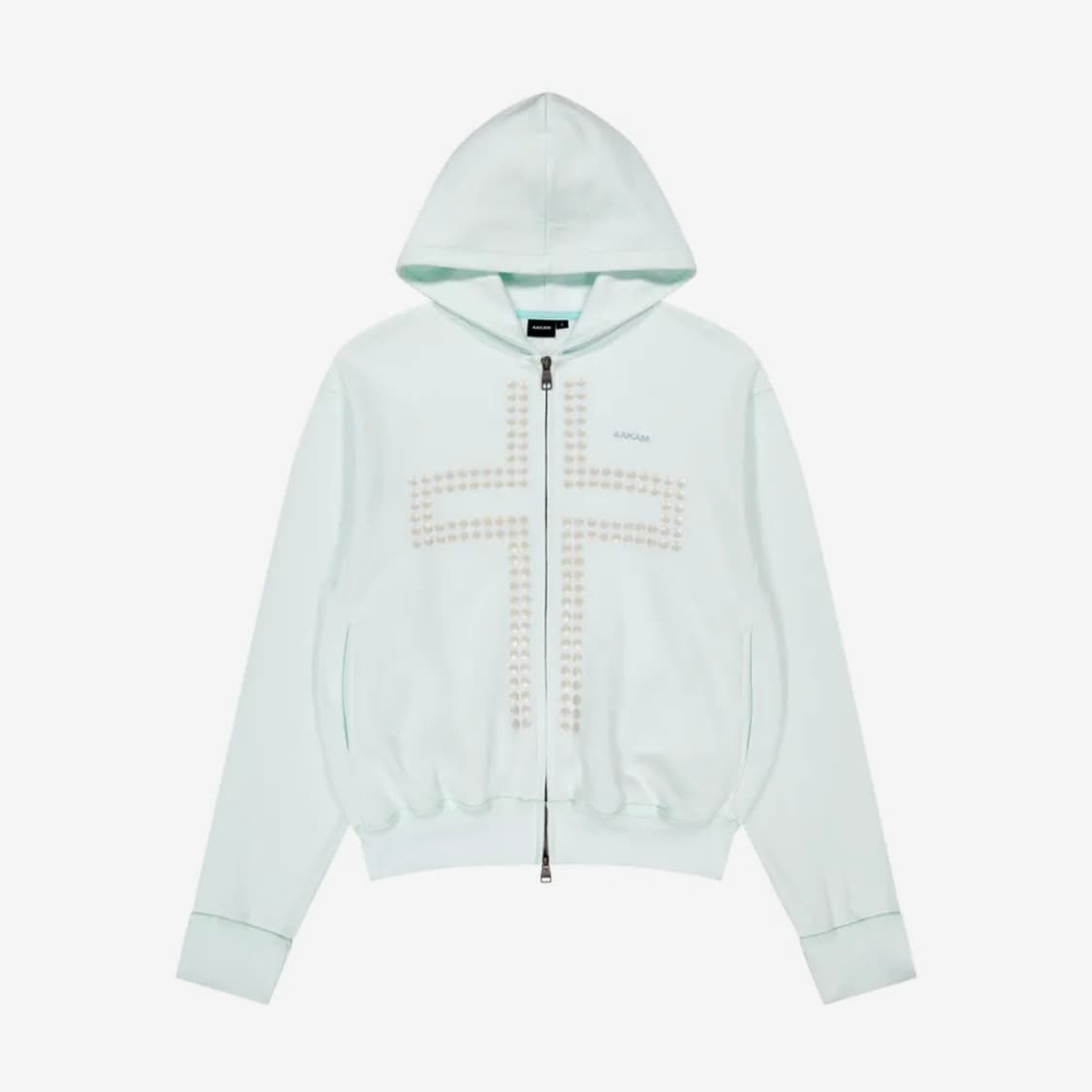 아캄 Cross Rhinestone Zip-Up Hoodie 후드집업 상품이미지1
