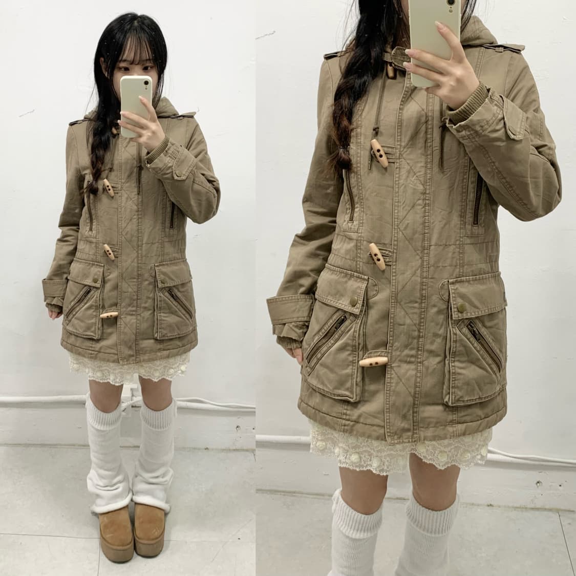 [MARC JACOBS] 마크제이콥스 베이지 야상 자켓 상품이미지1