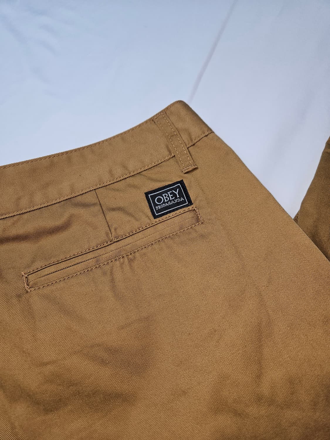 00s 오베이 OBEY 빈티지 워크팬츠 코튼 치노 크롭 38 상품이미지2