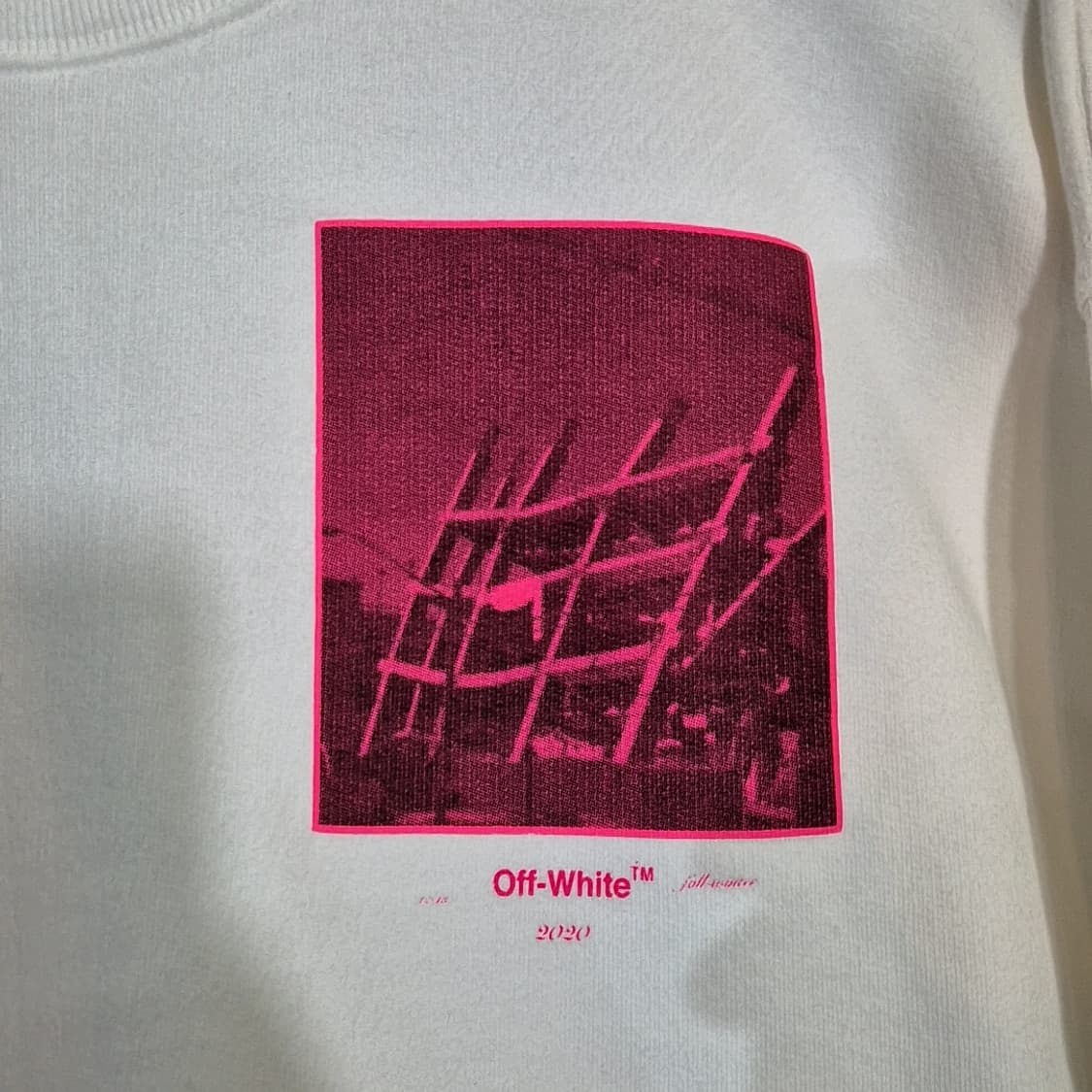 Off White 오프화이트 하프톤 에로우 맨투맨 상품이미지4