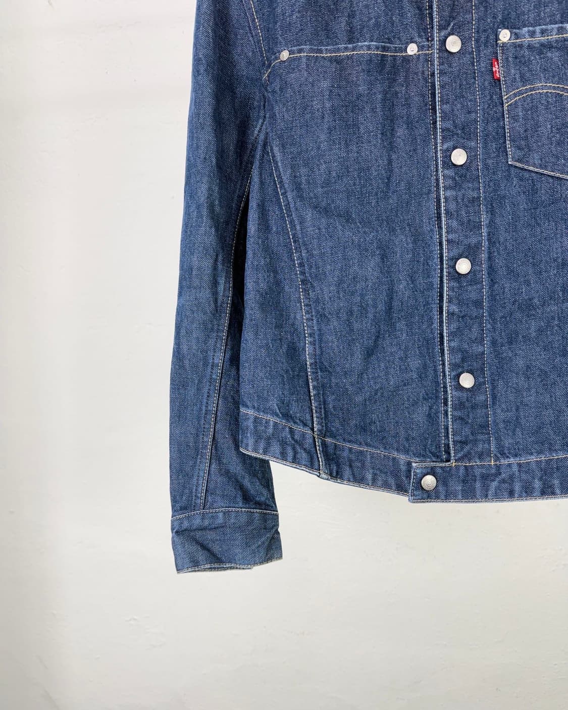 리바이스 엔지니어드 인디고 블루 데님 트러커 자켓 상품이미지4