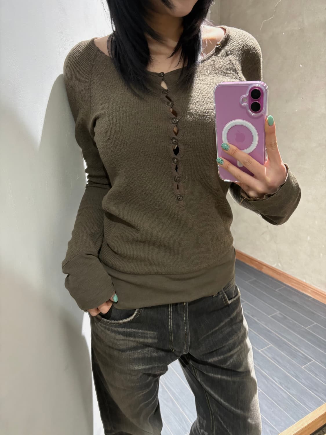 L.G.B 헨리넥 롱슬리브 상품이미지2