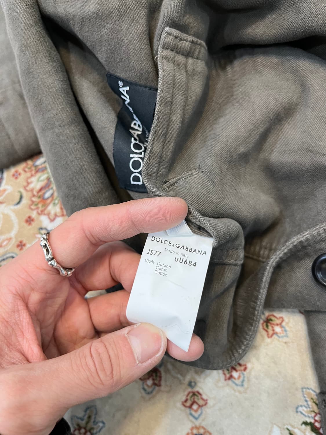 돌체앤가바나 스탠드카라 4버튼 자켓 상품이미지9