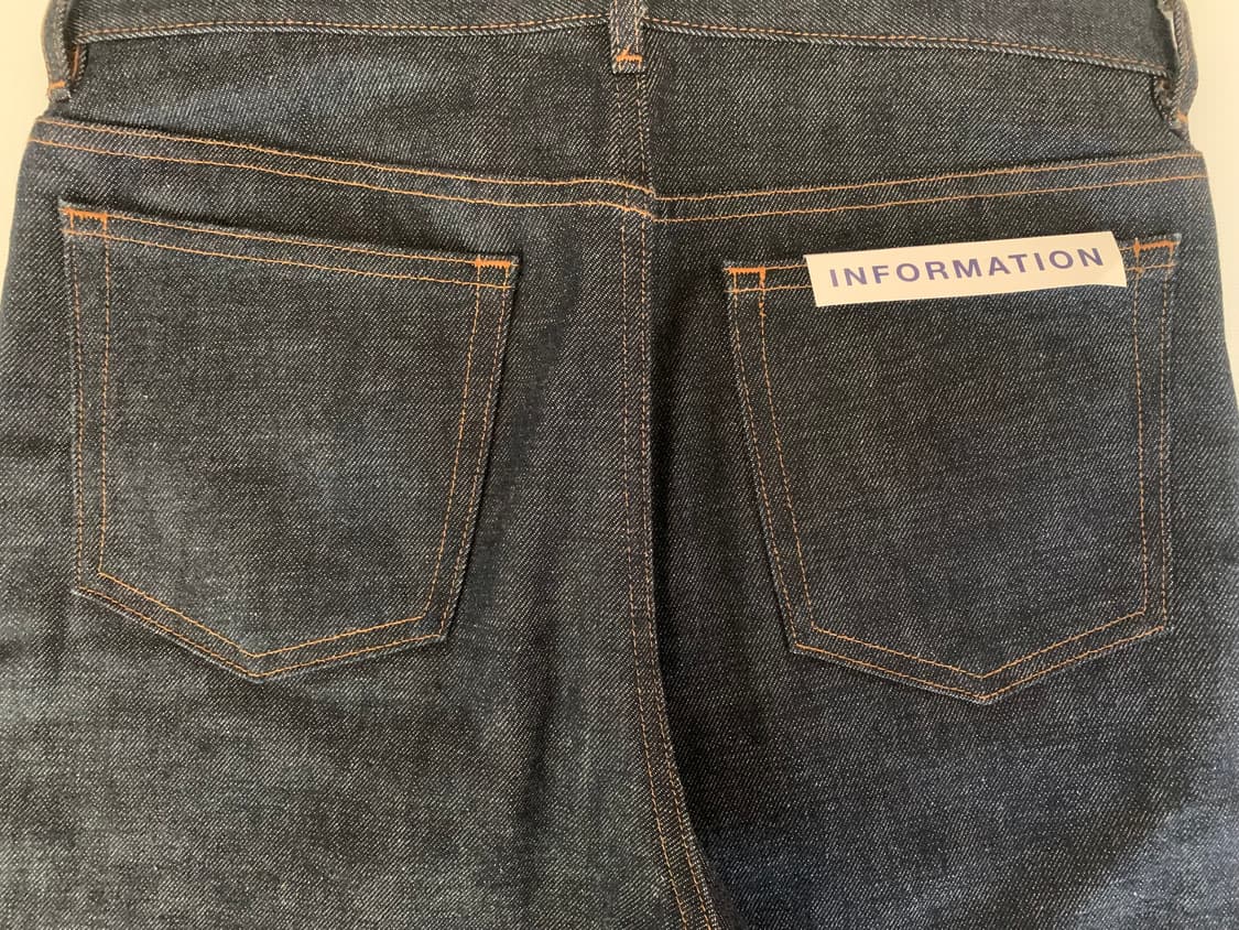 Apc 진스탠다드 생지 데님 29 셀비지 새상품 상품이미지6