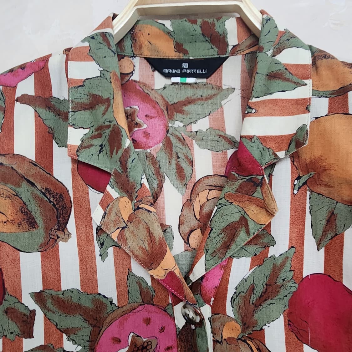 린넨 후루츠 하와이안 블라우스 상품이미지3