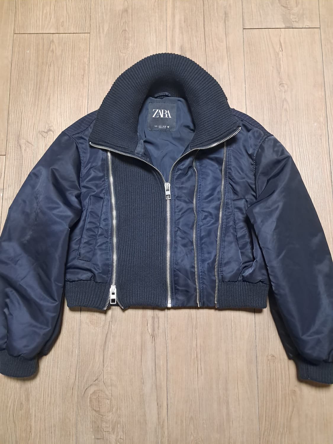 자라 크롭 패딩 S 상품이미지2