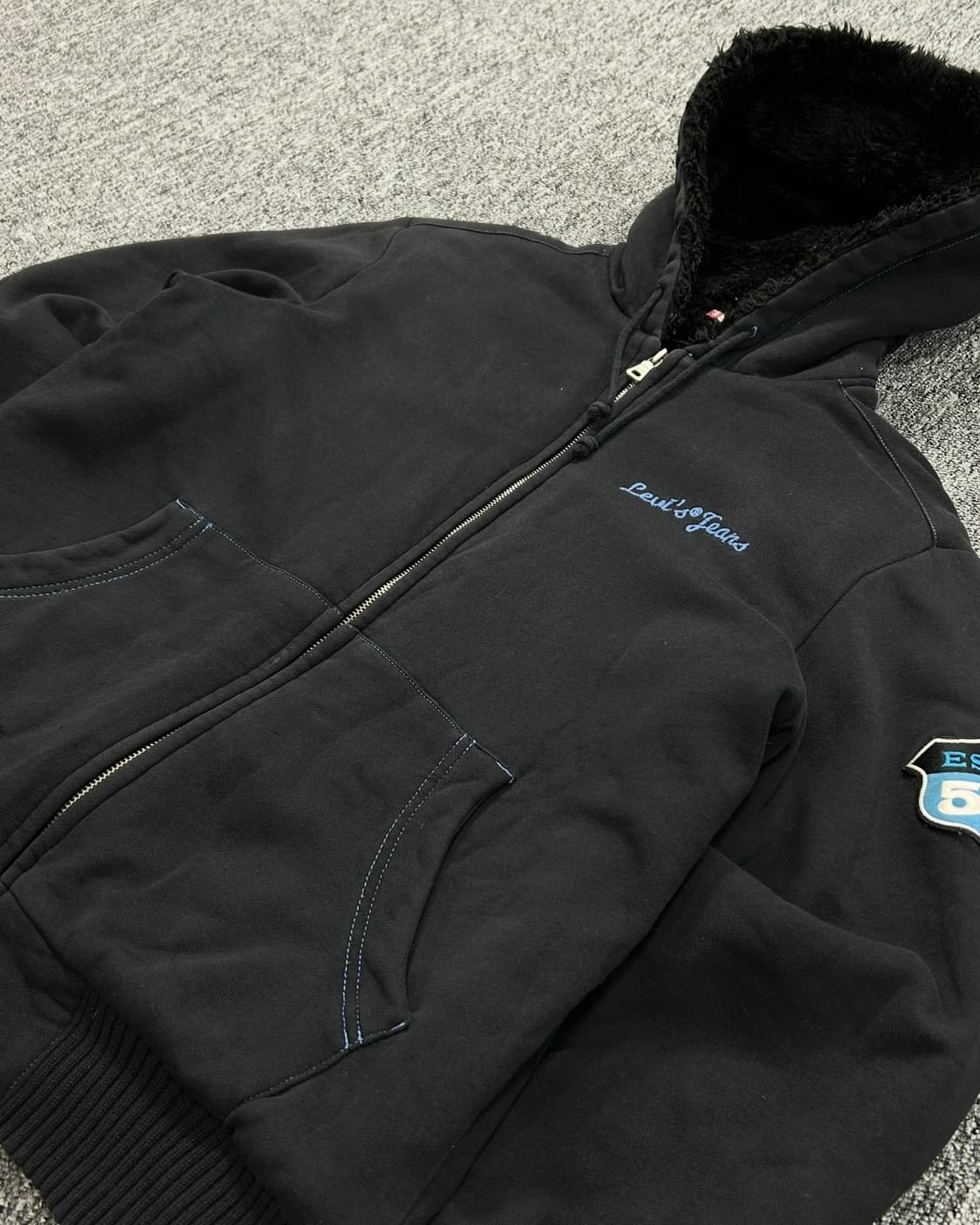 리바이스 진스 쉐르파 후드집업  상품이미지3