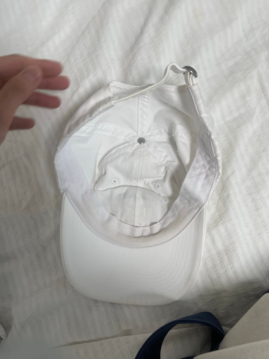 슈프림 웜 업 6 패널 화이트, 슈프림 모자 상품이미지3