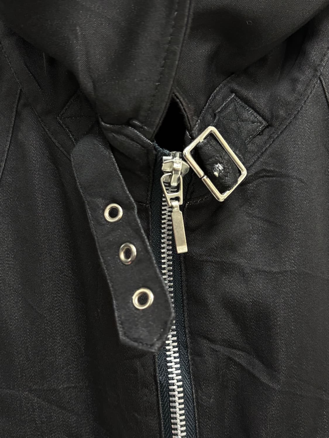 빈티지 락시크 블랙 집업 셔츠 상품이미지5