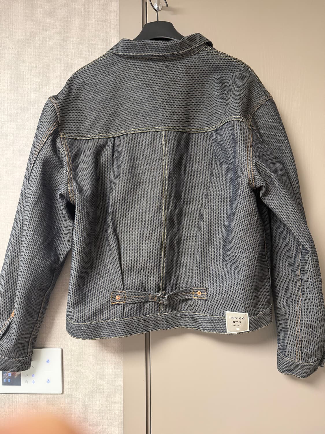[6]캐피탈 센츄리 데님 1세대 자켓 N7S 차콜 인디고 상품이미지1