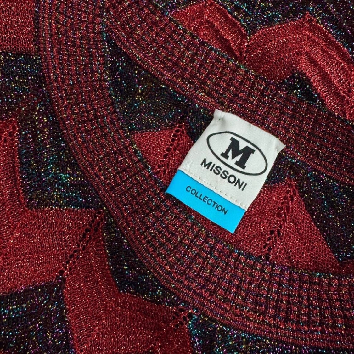 M MISSONI 미쏘니 패턴 메탈릭 니트 상품이미지4