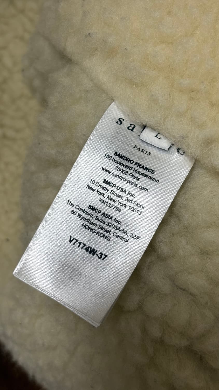 산드로 스웨이드 자켓 L 상품이미지3