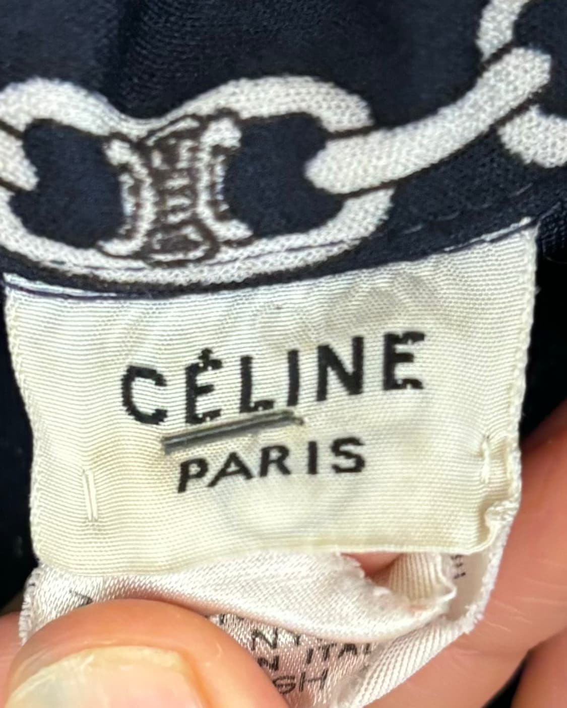 셀린느 체인 패턴 롱 슬리브 원피스 상품이미지7