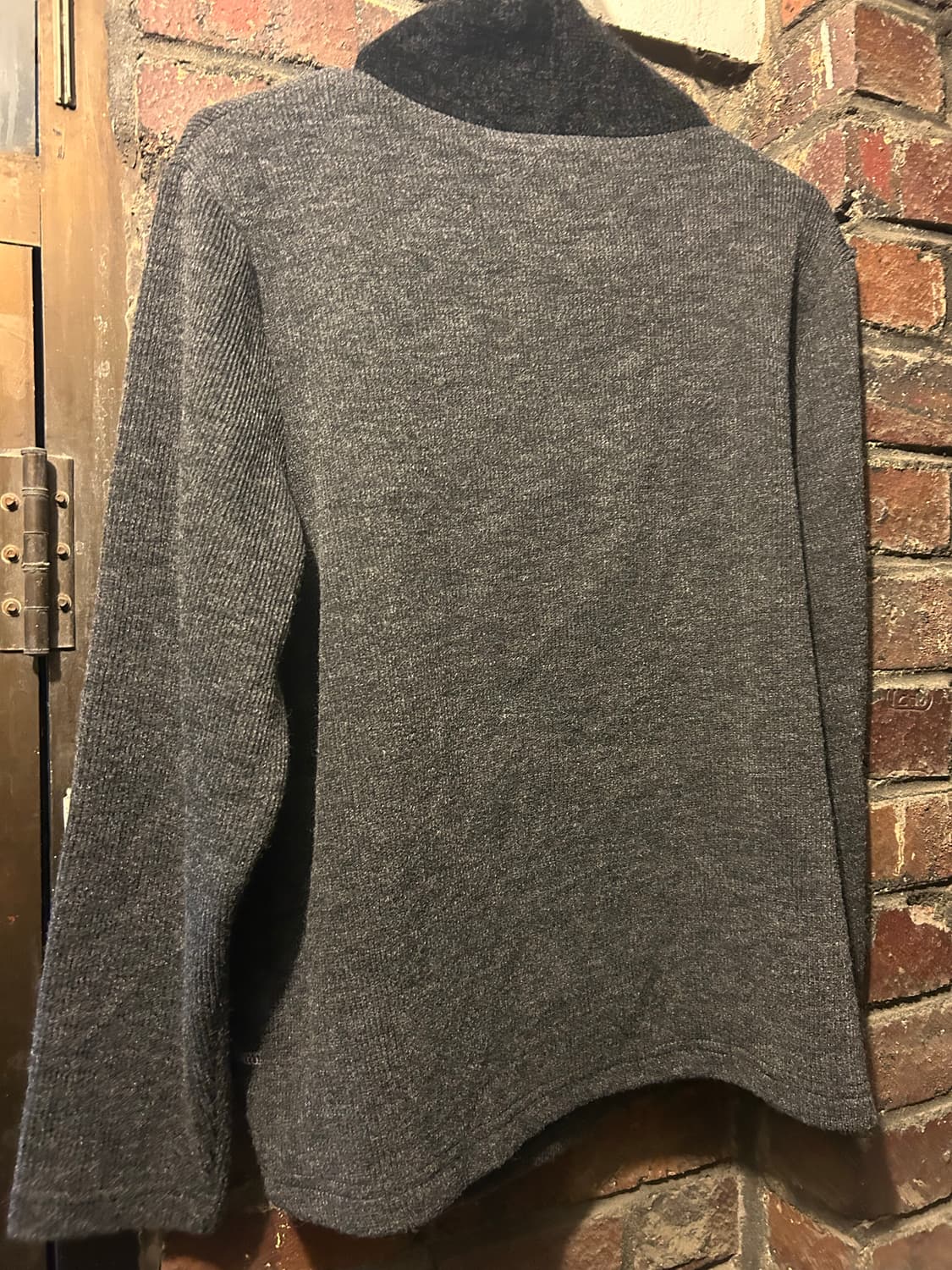 2000s JPN 모리걸 니혼진 도트 목폴라 니트  상품이미지3