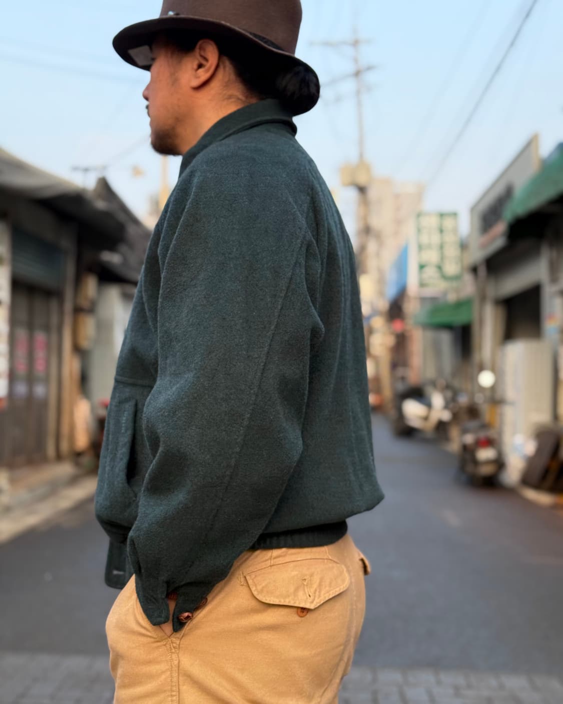 90‘s 에드윈 울 해링턴 자켓 100 상품이미지8