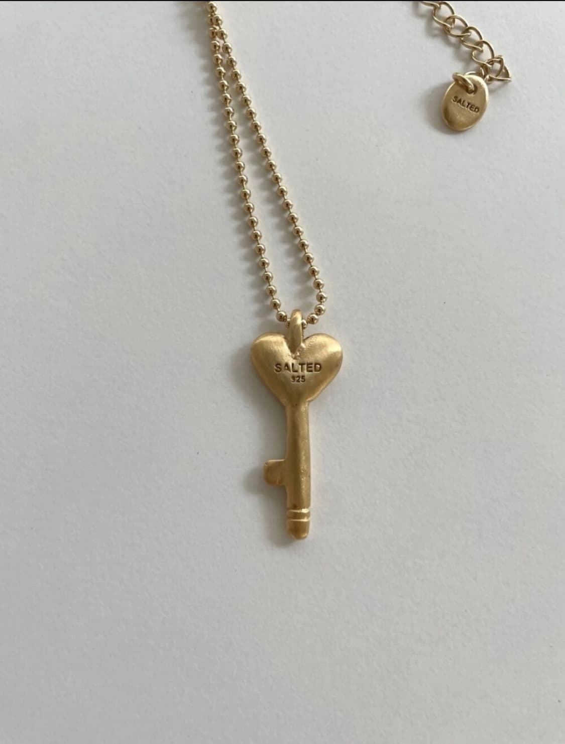 SALTED 하트 열쇠 목걸이 상품이미지2