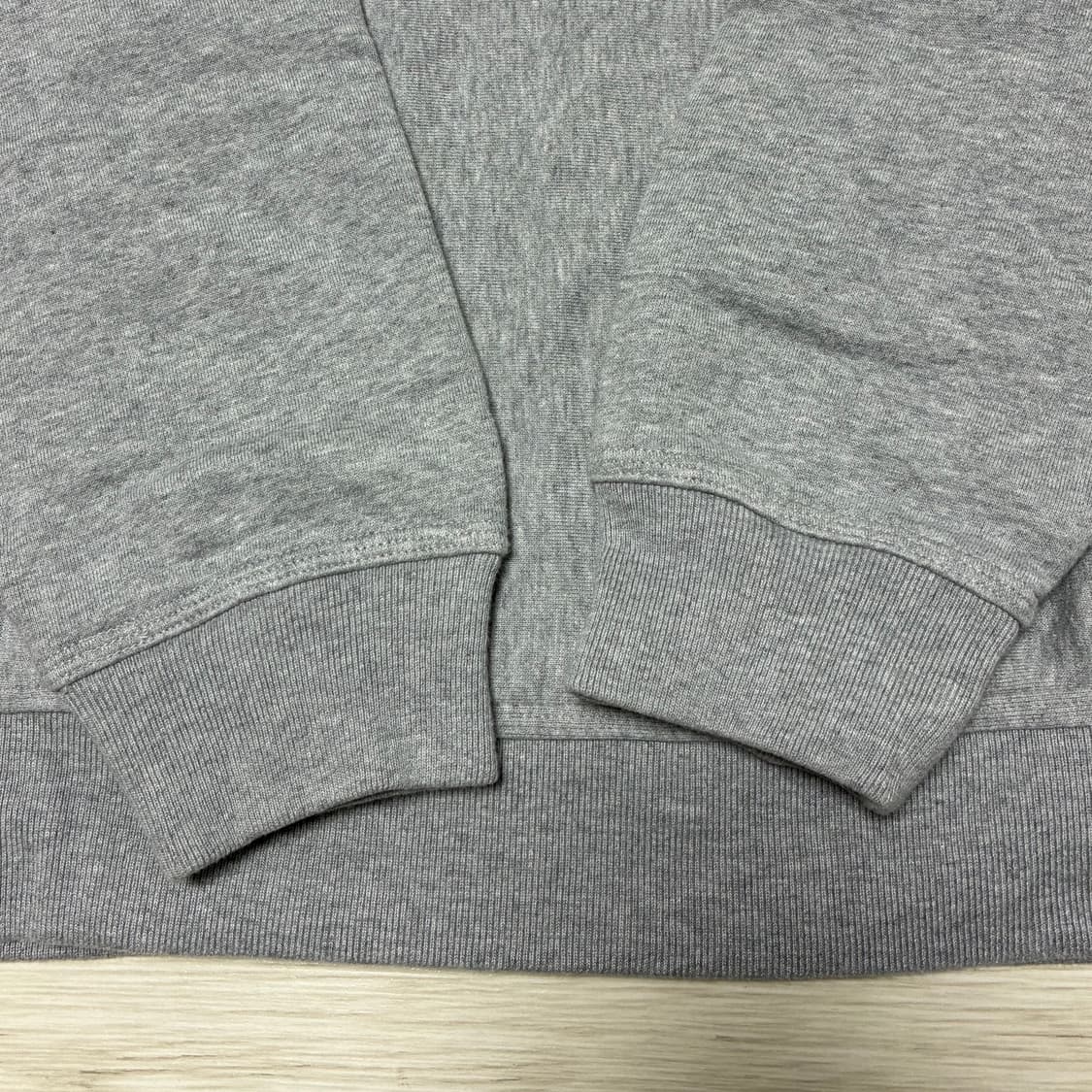 m 스투시 반집업 하프집 맨투맨 그레이 상품이미지5