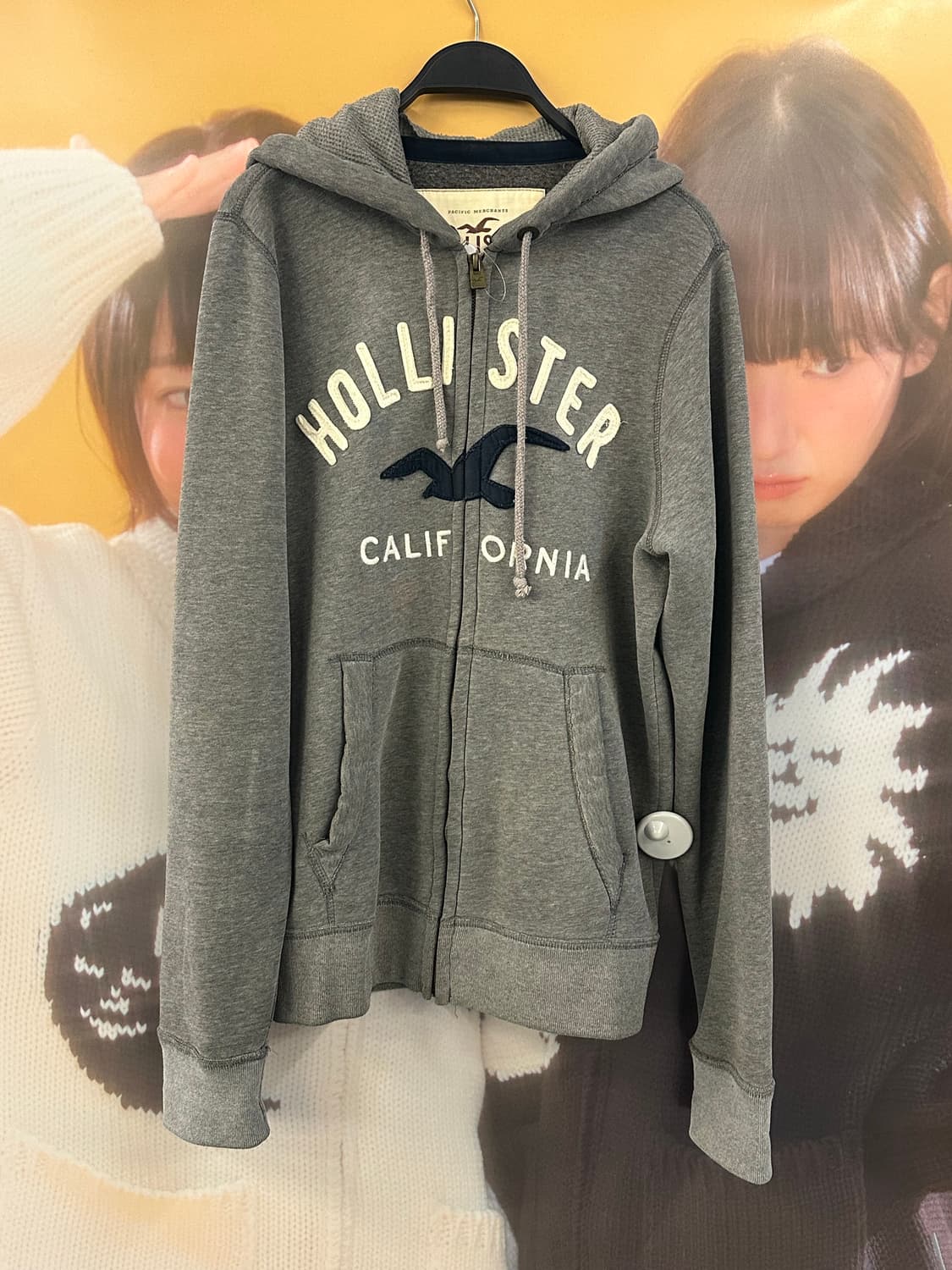 HOLLISTER 홀리스터 그레이 후드집업 상품이미지1