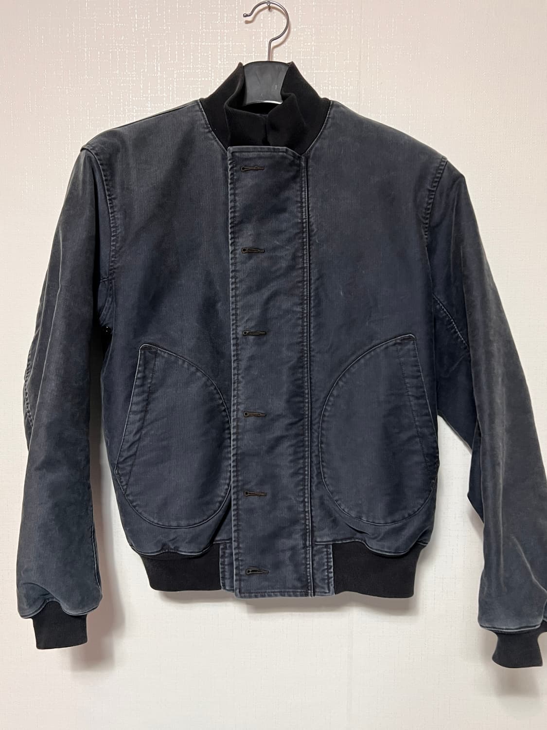 Rrl 덱자켓 m / 더블알엘 리스모어 블루종 봄버 댁자켓 상품이미지1