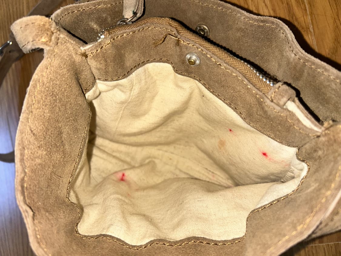 자라 스웨이드 프린지 가방 상품이미지5