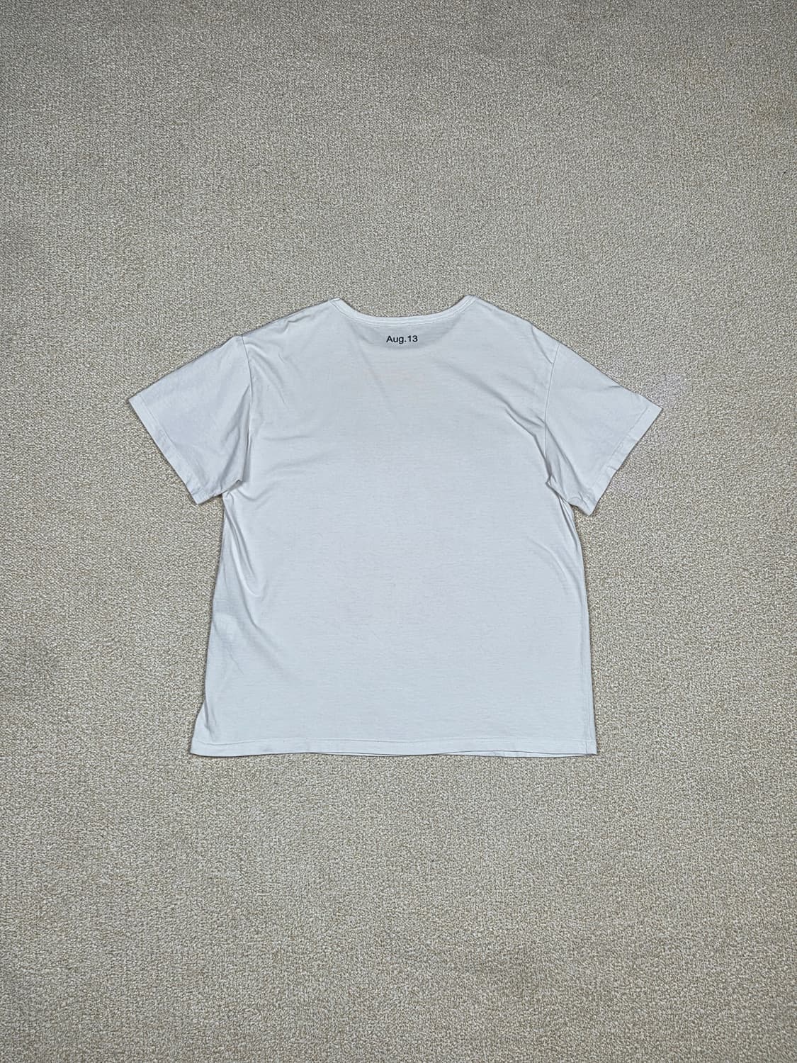 [마뗑킴] Aug.13 시그니처 로고 프린팅 반팔 티셔츠 | S00054 상품이미지6