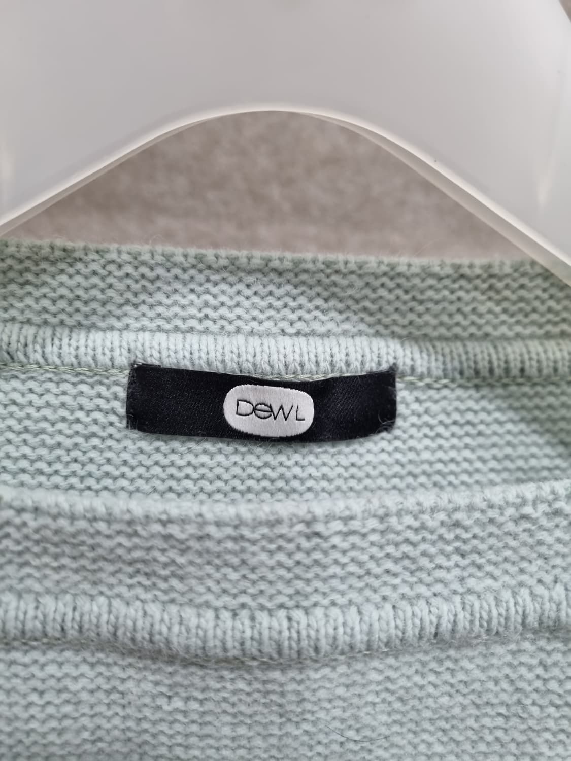 여성 free 듀엘 크롭 니트 긴팔 상품이미지4