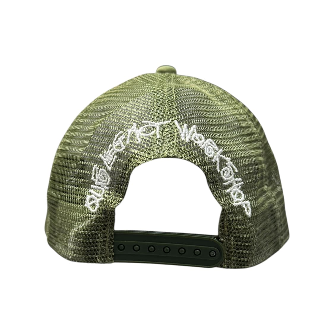 (OS) 스투시 X 아워레가시 트러커 캡 올리브 상품이미지3